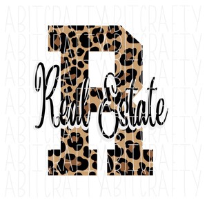 Leopard R/Immobilien svg/png, svg/sublimation/digital download, Cricut, Silhouette, print n cut, Vektorkunst - voll schneidbar!