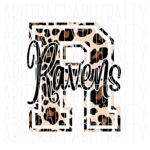 Leopard Ravens png/Mascot/digital download/sublimation