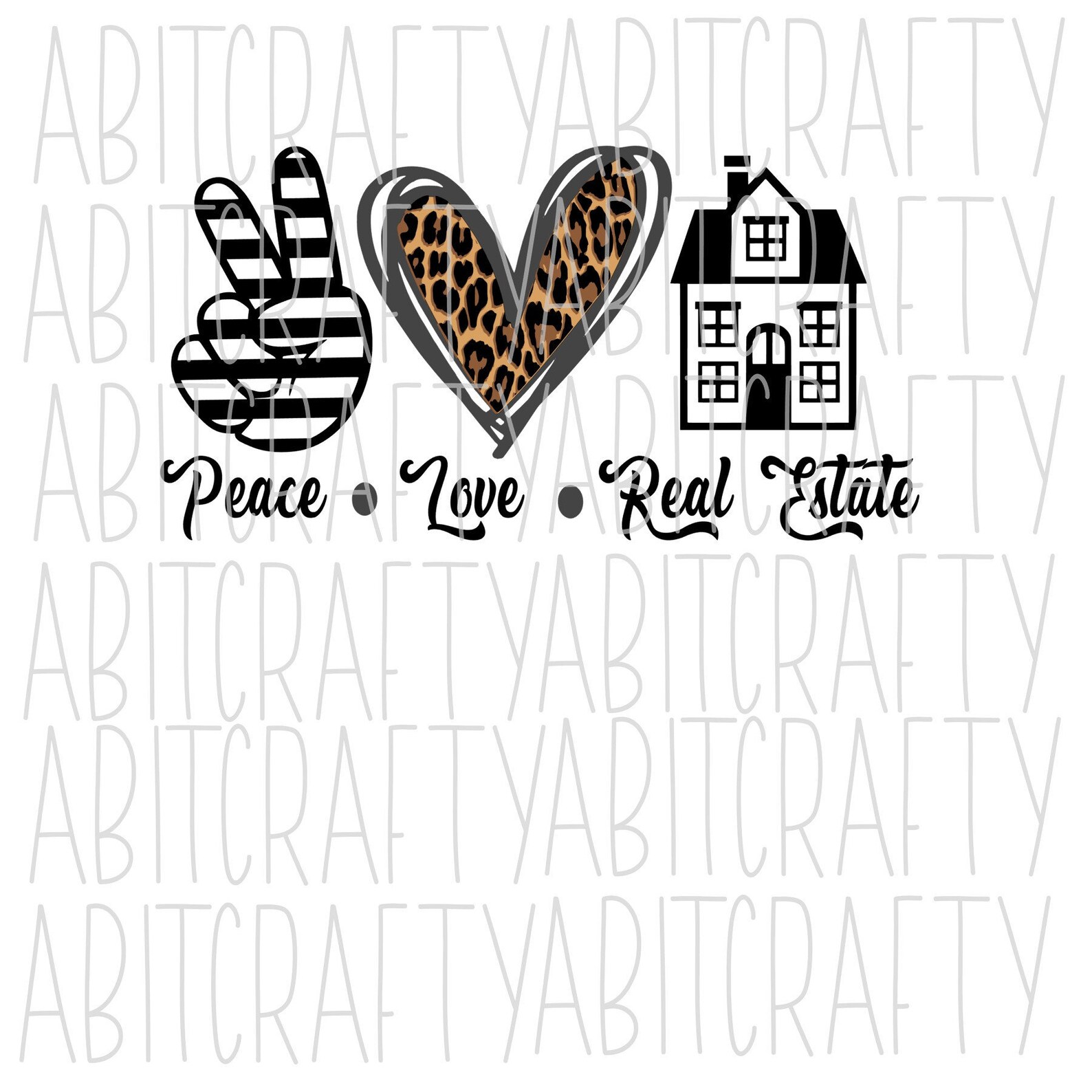 Peace Love Real Estate/png Svg/sublimation/digital Etsy