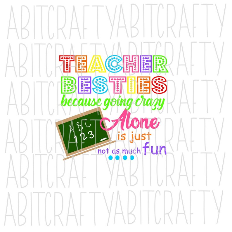 Download Teacher Besties PNG/SVG Sublimation digital download | Etsy
