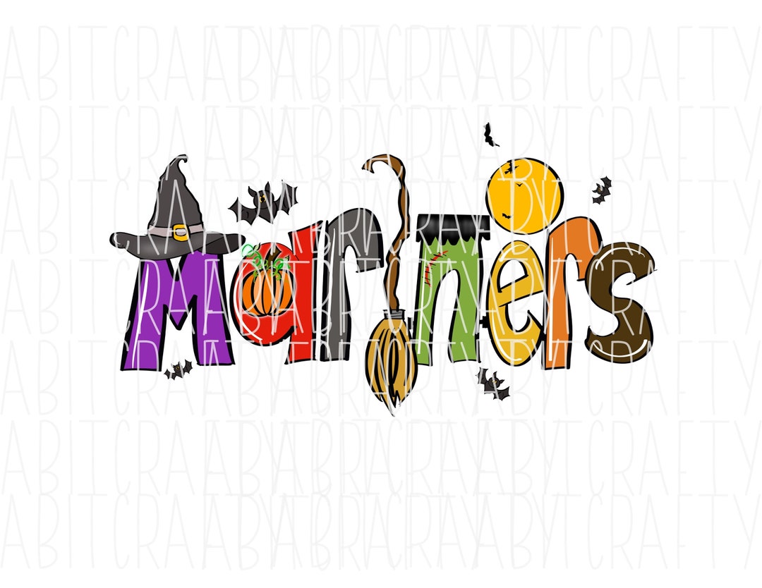 Mariners Halloween/fall Png/sublimation/back to School/print Then Cut ...