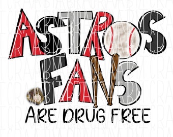 Baseball/Drug Free/Red Ribbon Week png, digital download, silhouette and cricut file - hand drawn