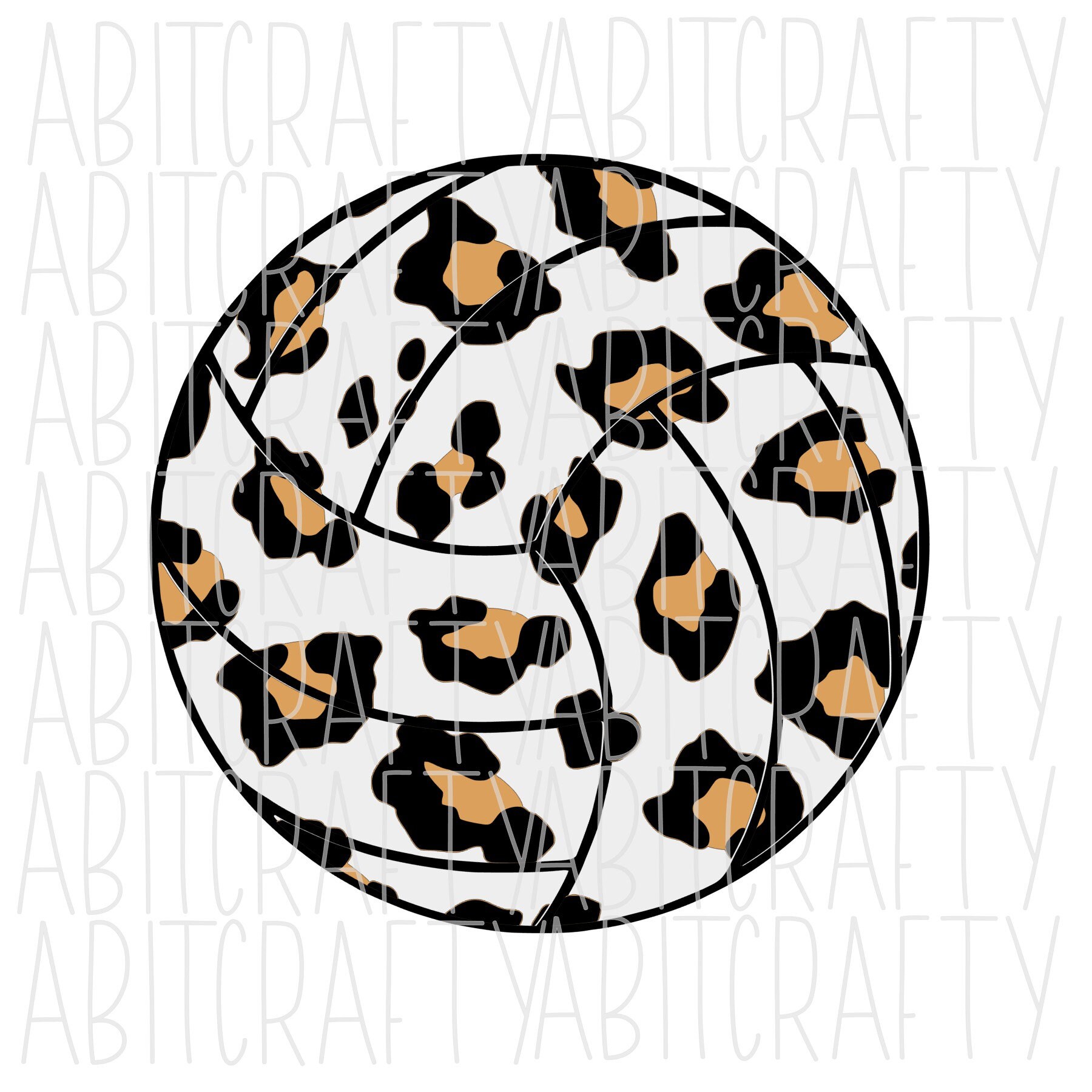 Leopard Volleyball Png/svg/sublimation/digital Etsy