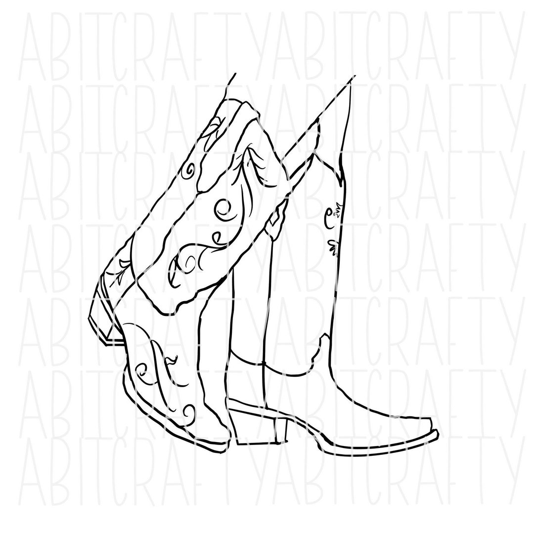 Cowgirl, Boots, Rodeo SVG, PNG, JPEG, Sublimation, Digital Download ...