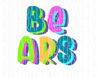 Bears svg/png/digital download/sublimation - additional version included!