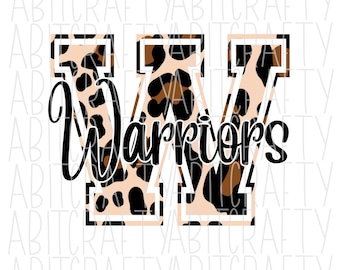 Leopard Warriors png/mascot/digital download/sublimation