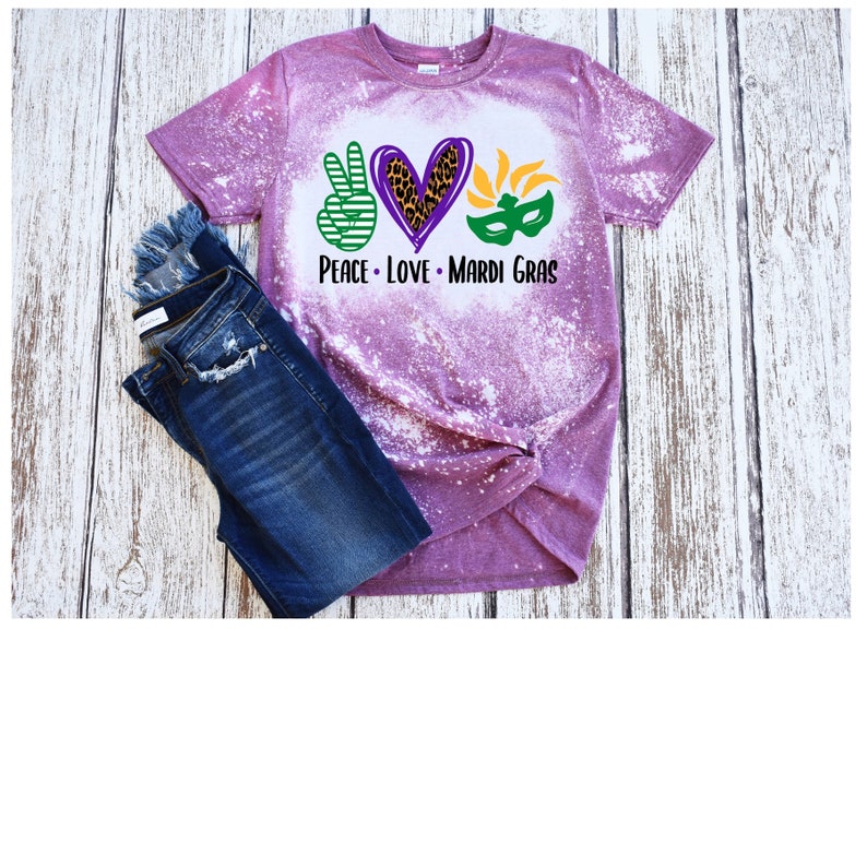 Download Peace Love Mardi Gras SVG PNG sublimation digital download | Etsy