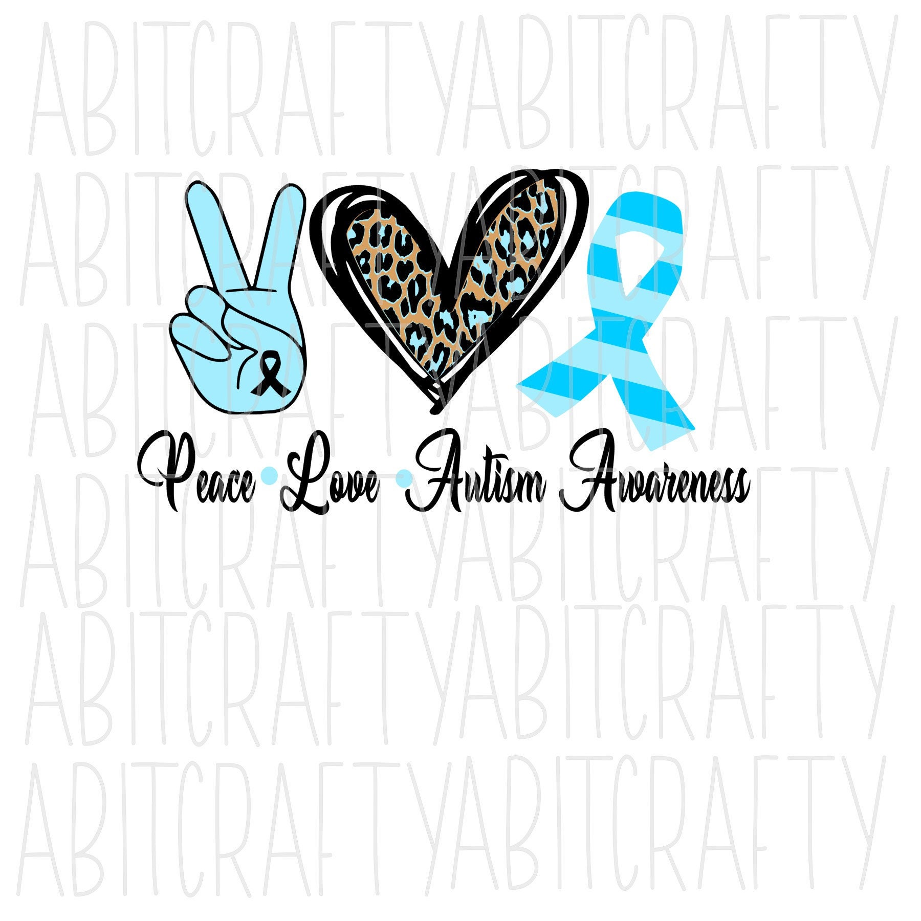 Free Free 58 Peace Love Autism Svg SVG PNG EPS DXF File
