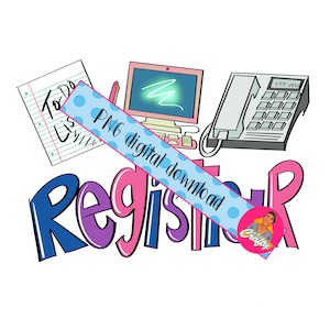 Registrar/School Secretary/Office Secretary/Receptionist/School Life/Back to School PNG, Sublimation/Digital Download - 2 colors included