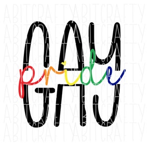 Gay/Pride/Peace, Love, Pride/Regenbogen SVG, PNG, Sublimation, digitaler Download, Vektorkunst, Silhouette, Cricut, Druck, dann Schnitt