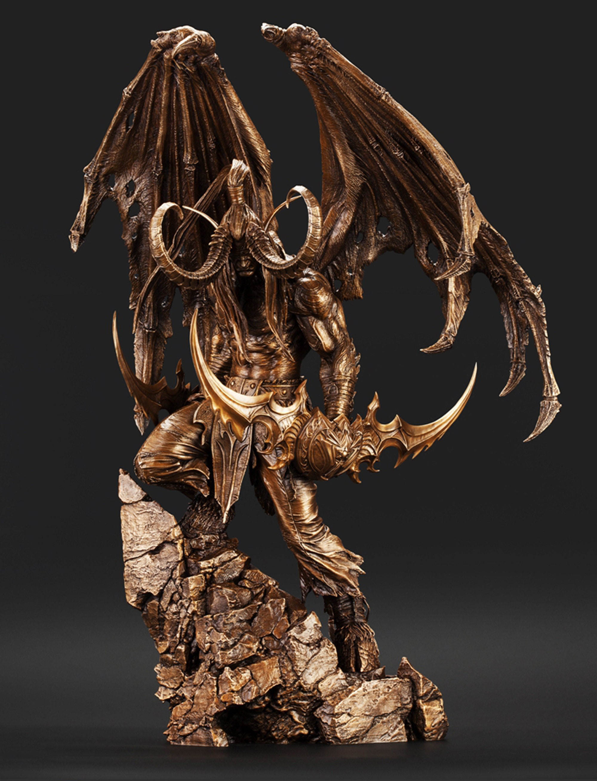 Figura de Illidan vs. Arthas - World of Warcraft