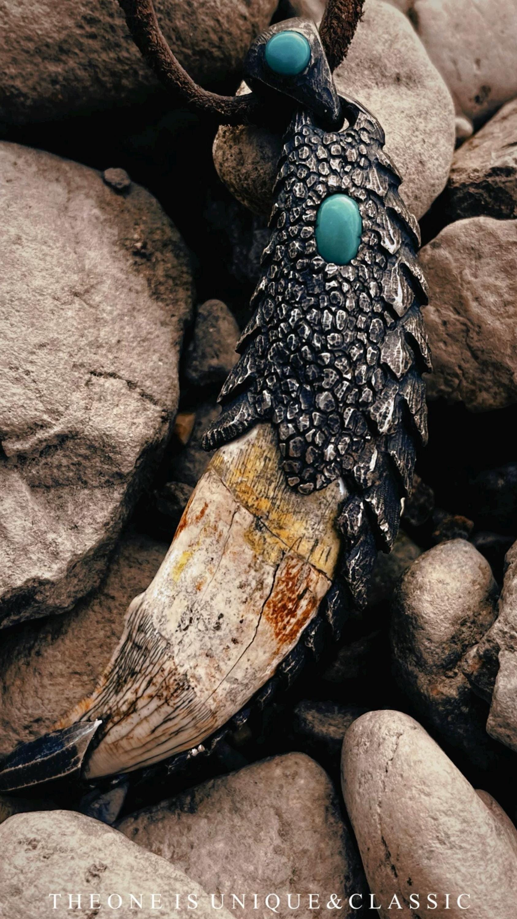 Fang Necklace African Lion Tooth Necklace Lion Tooth Real