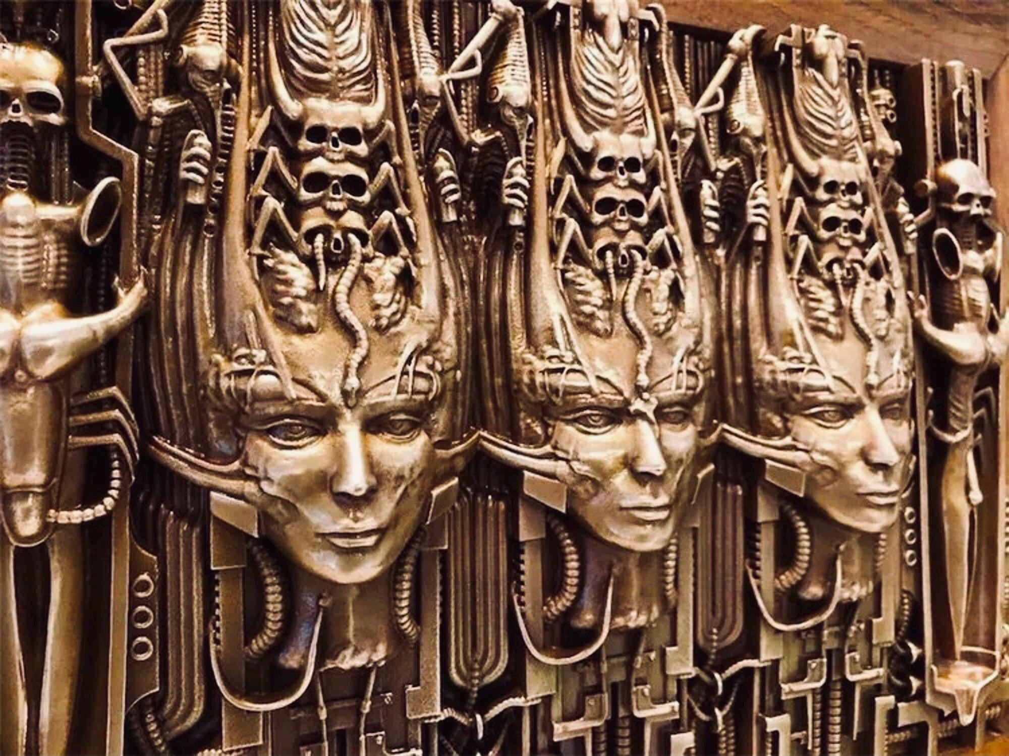 Li Tobler II Bronze Wall Hanging: H.R. Giger Tribute Artwork - Etsy