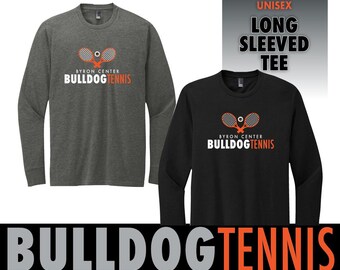 TENNIS • Grey or Black LONG SLEEVE Tee