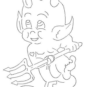 Little Devil plik DXF do maszyn CNC. Plazma, Laser, strumień wody, router
