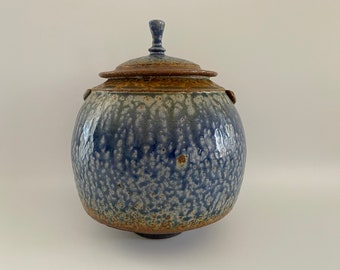 Vintage Michael Frasca & Richard Aerni Pottery Jar 80s Studio Ceramics