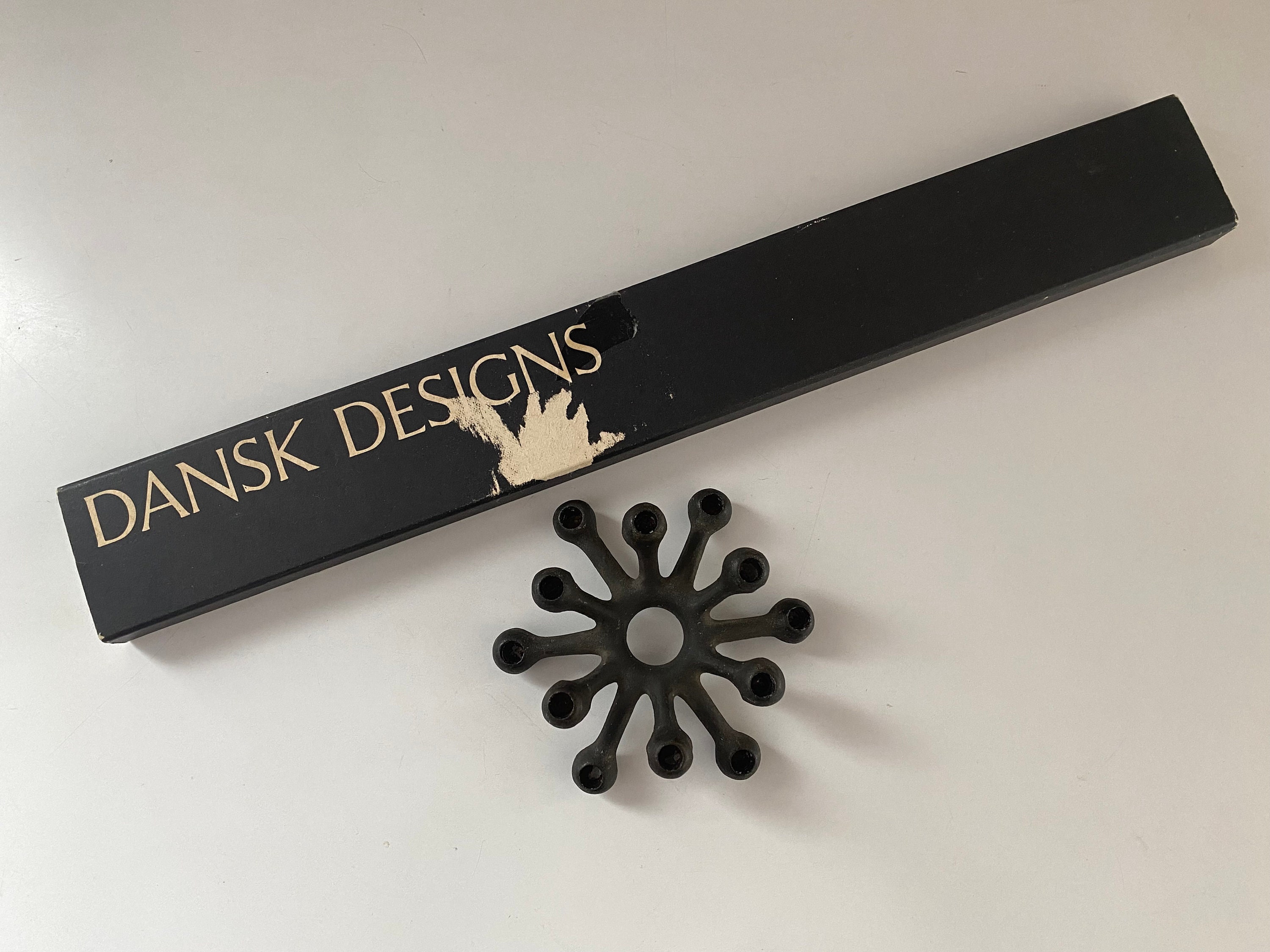 Dansk Designs Jens Quistgaard Cast Iron Spider Candle Holder Etsy