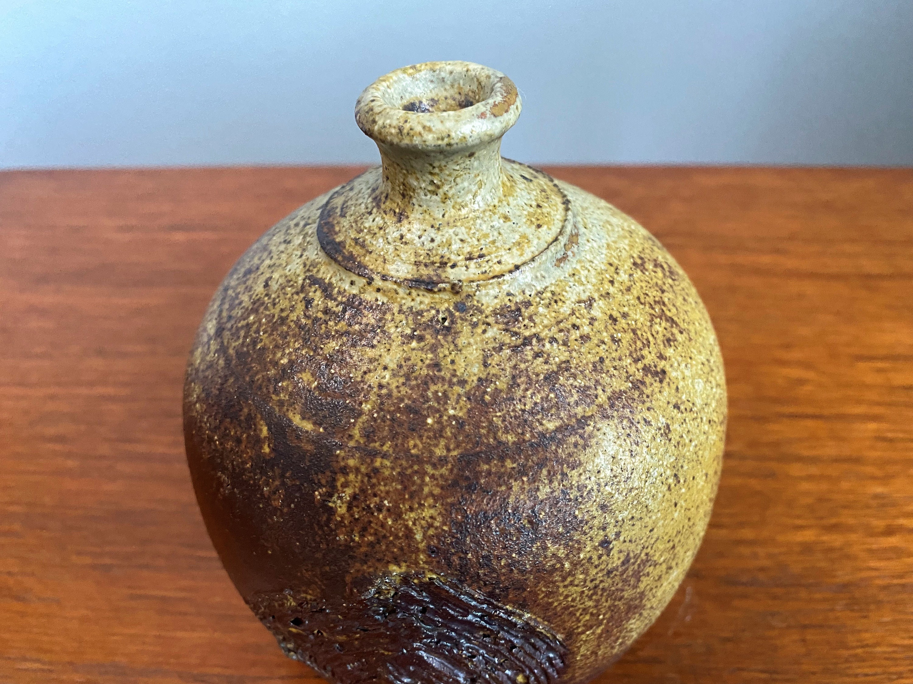 Mid Century Studio Pottery Weed Pot Bud Vase Signed | Etsy