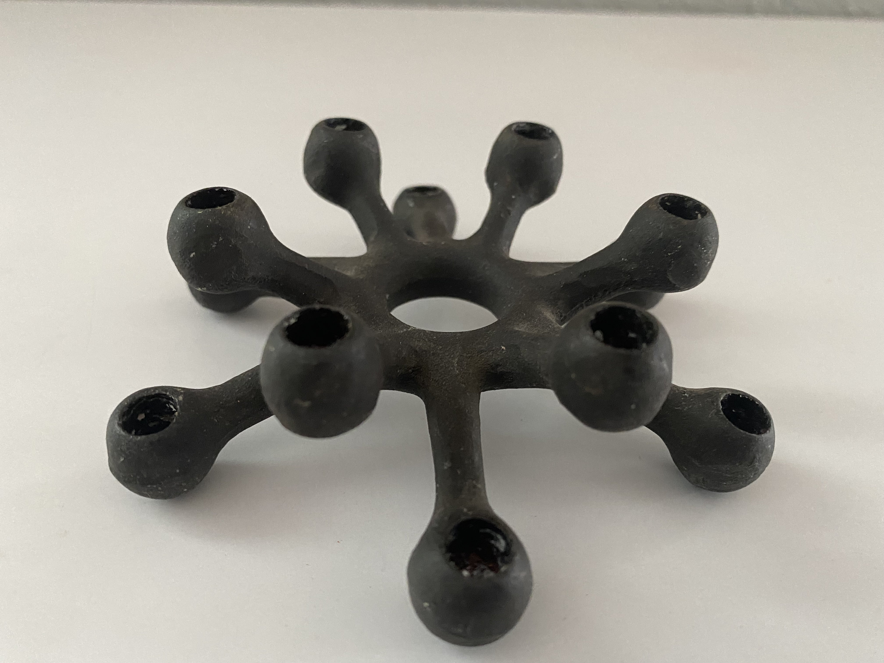 Dansk Designs Jens Quistgaard Cast Iron Spider Candle Holder Etsy