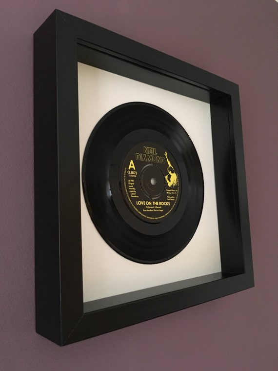 Neil Diamond Love On The Rocks Framed Vinyl Etsy
