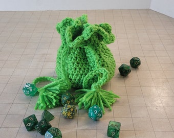 Goblin grön tärningspåse