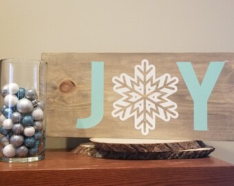 joy sign|snowflake sign|joy snowflake sign|christmas sign|holiday sign|holiday decor|christmas decor|christmas gift|holiday gift