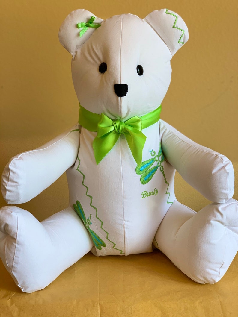 Memory Bears Keepsake Teddy Bears Custom made from your loved ones Clothing Bild 2