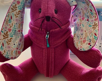 Memory Bears or Bunny,   Keepsake Animals made from your clothing, Blankets or fabric.