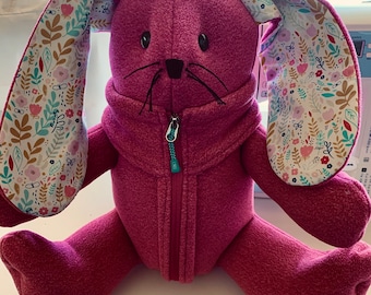 Memory Bears or Bunny,   Keepsake Animals made from your clothing, Blankets or fabric.