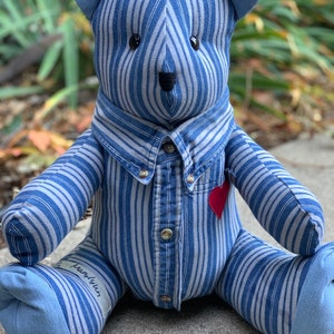 Memory Bears Keepsake Teddy Bears Custom made from your loved ones Clothing Bild 4