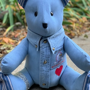Memory Bears Keepsake Teddy Bears Custom made from your loved ones Clothing Bild 3