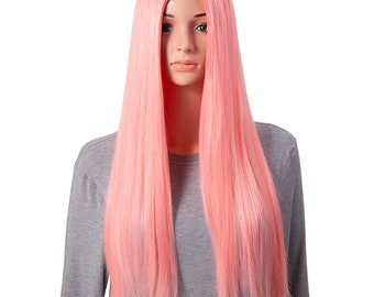 pink wig etsy
