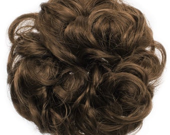 Synthetic Curly Messy Hair Band/bun Extension Chignon Tray - Etsy Norway Synthetic Curly Messy Hair Band/bun Extension Chignon Tray - Etsy Norway