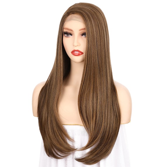 24 Inch Straight Lace Front Side Part Long Wig light Brown - Etsy New Zealand 24 Inch Straight Lace Front Side Part Long Wig light Brown - Etsy New Zealand