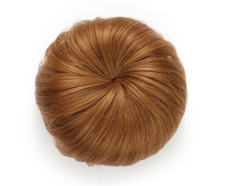 Clip synthétique en extension chignon donut chignon perruque de coiffure (12#-brun clair)