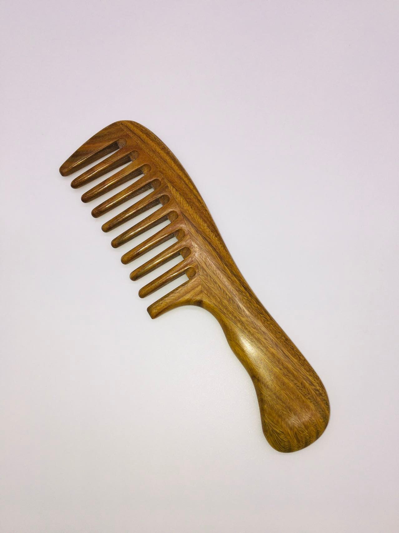 Healifty Spazzola pettine in legno di sandalo anti-statico pettine per capelli districante 