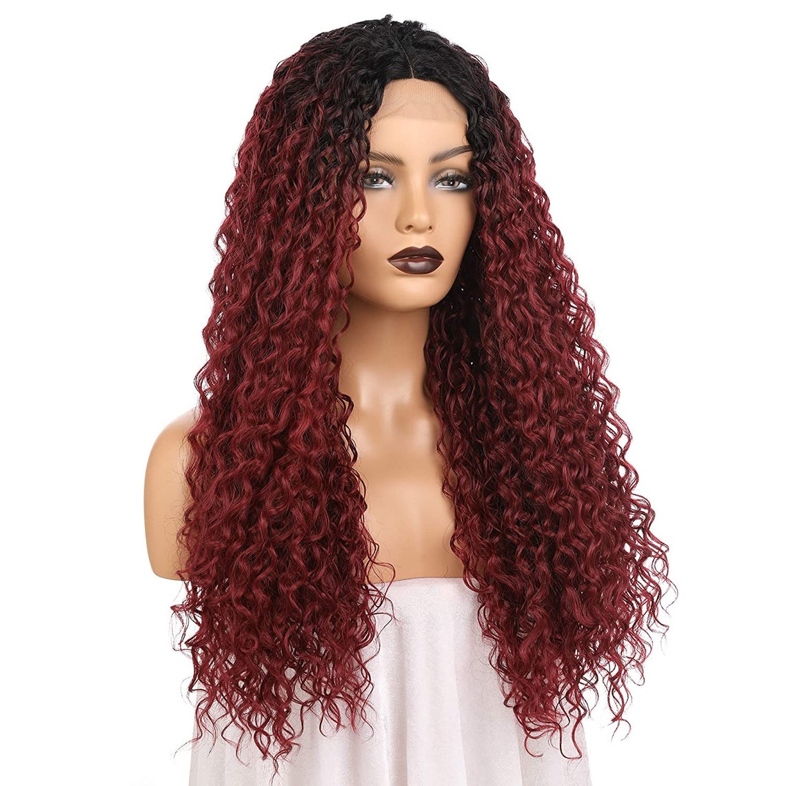 23 Inch Kanekalon Futura Synthetic Hair Curly Lace Front | Etsy