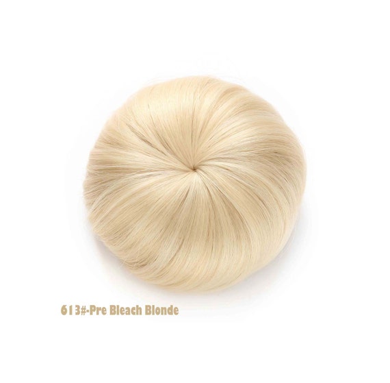 Synthetic Clip In Hair Bun Extension Donut Chignon Hairpiece Etsy