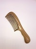 100% Natural Green Sandalwood Anti-Static Wooden  Hair Combs (Wide Tooth) 