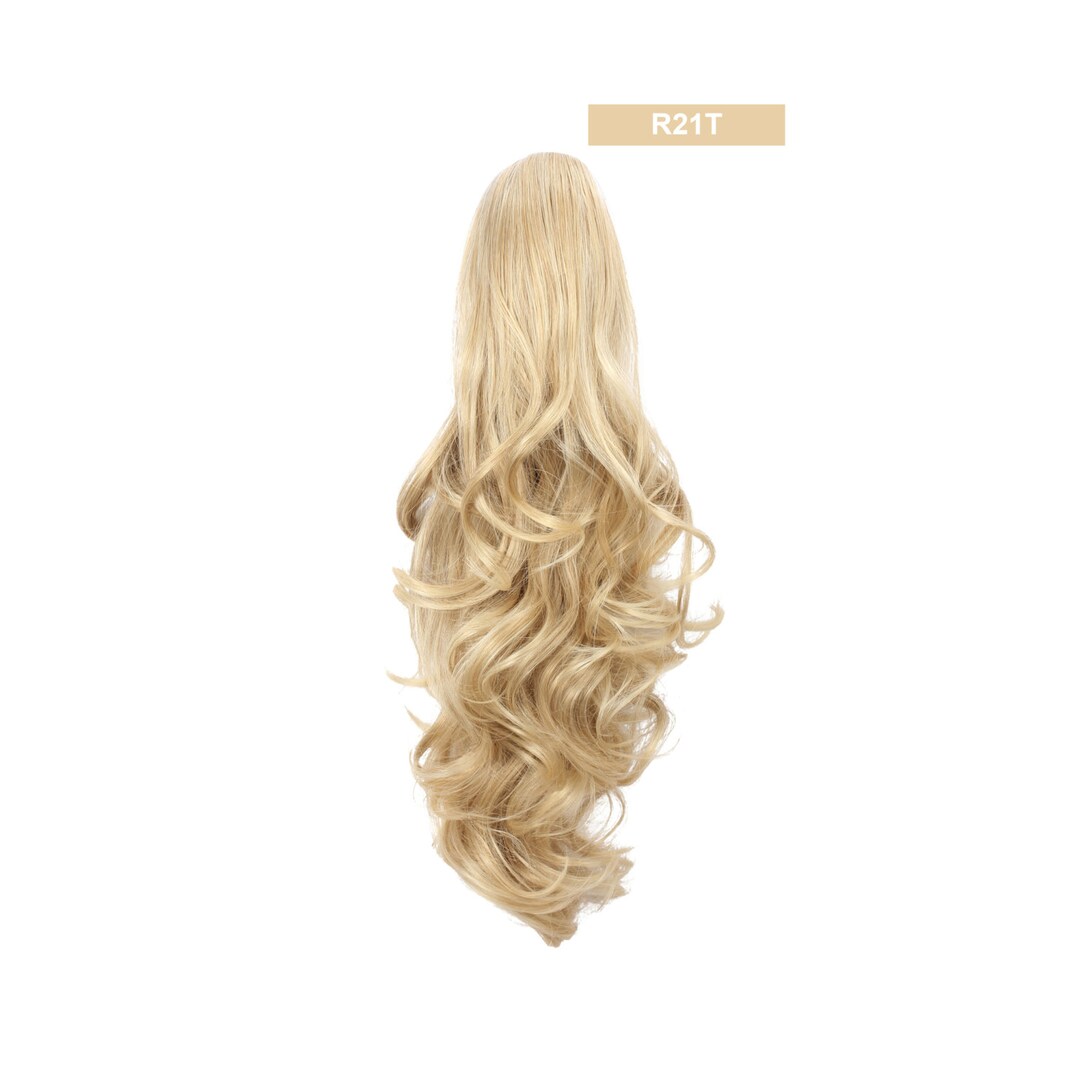 Curly Synthetic Clip in Drawstring Ponytail Hair Extension Hairpiece ...