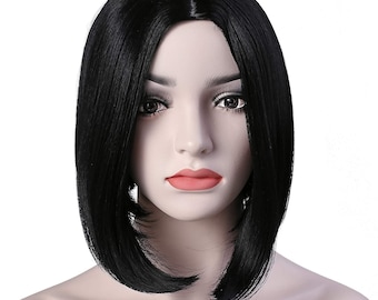 black wig short