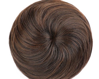 Extension de cheveux en fibre synthétique Chignon Donut Bun Perruque Hairpiece (3H6)