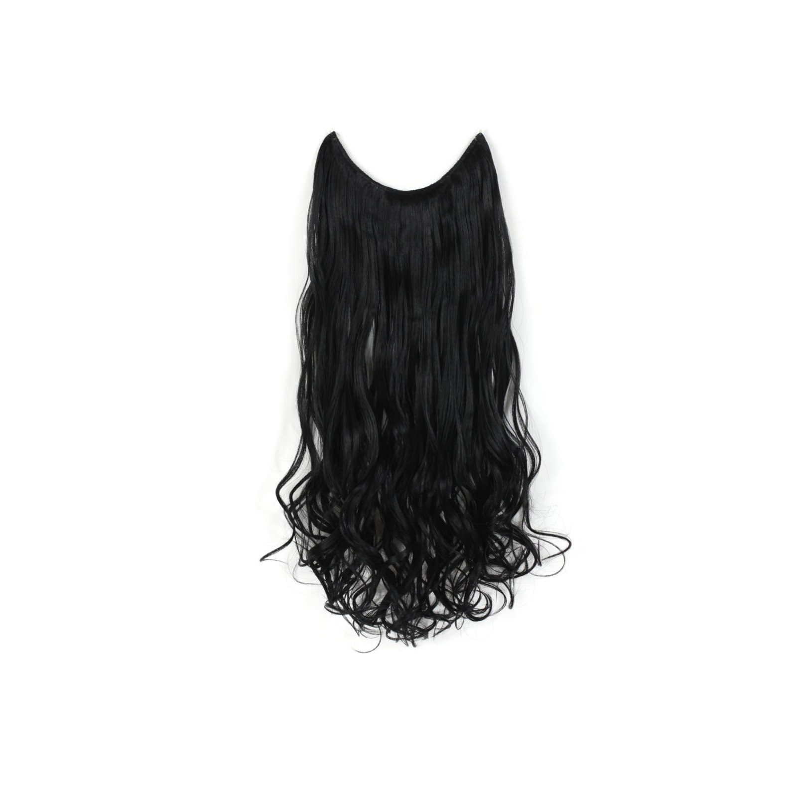 20 Curly Synthetic Hair extensionsTransparent wire/No Etsy