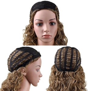 Long Hair Curly Wavy Full Head Halloween Wigs Cosplay Costume Party Hairpiece Chestnut Brown image 5