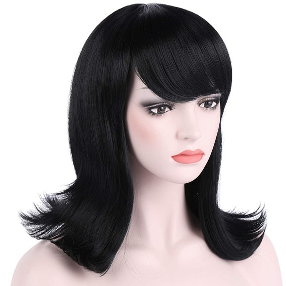 black 50s wig