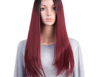 18 Inch Kanekalon Futura Hair 130% Density Straight Lace Front - Etsy