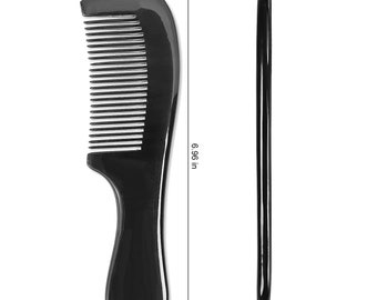 Handmade 100% Premium Quality Natural Ox Horn Anti-Static Hair Comb(Full Buffalo Horn Fine Tooth)