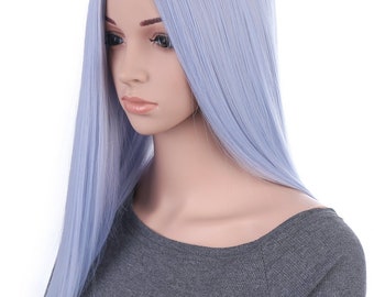 blue wig etsy