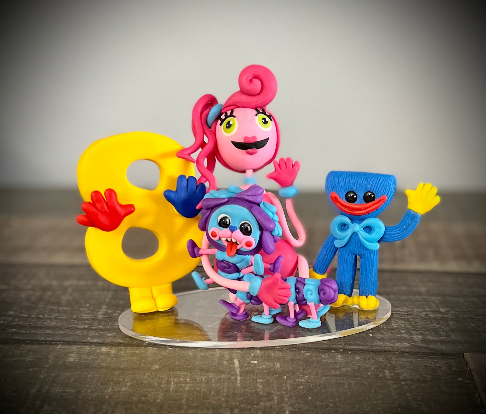 Custom Poppy Playtime Cake Topper Huggy Wuggy Mommy Long - Etsy Finland