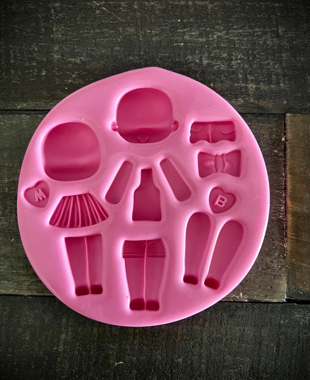 Clay Doll Molds Fondant Silicone Mold Resin Doll Mold Etsy